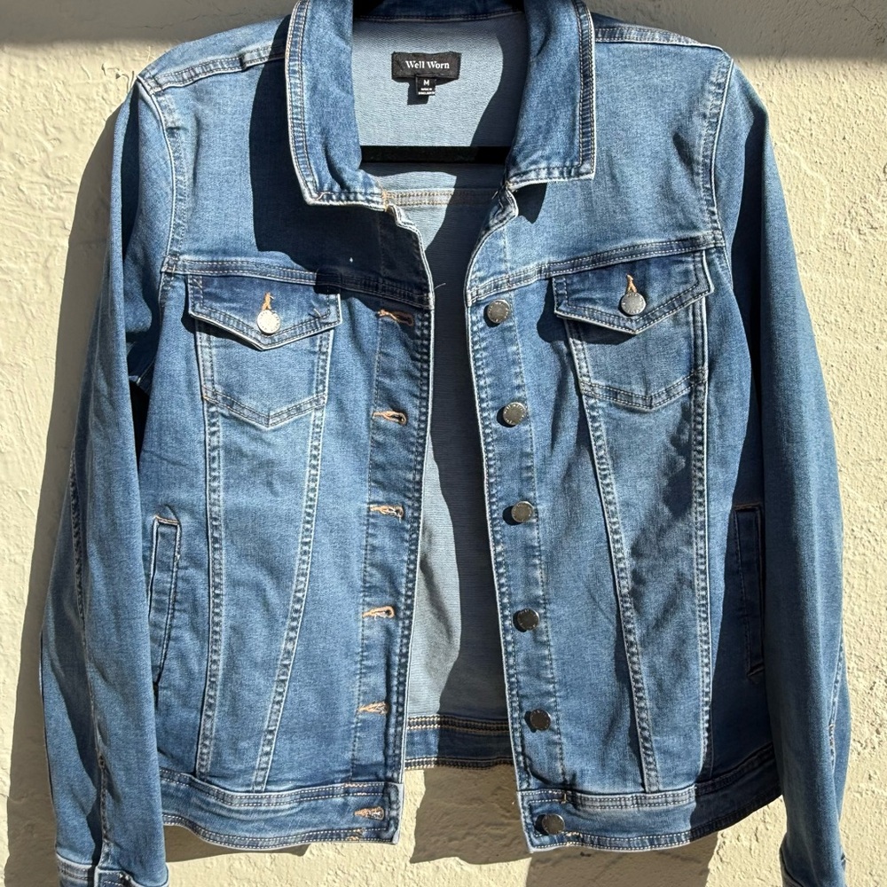 Well Worn Classic Blue Jean Jacket